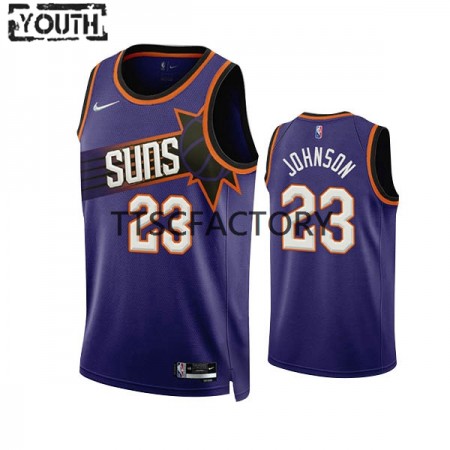 Camiseta Niños Phoenix Suns Cameron Johnson 23 Nike 2022-23 Icon Edition Violeta Swingman